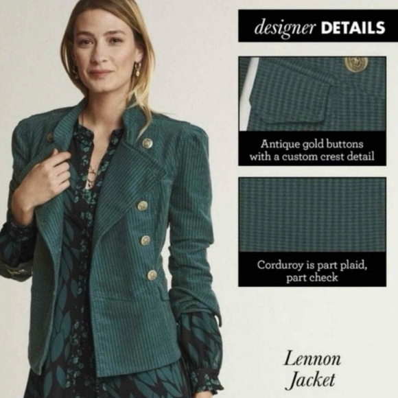 CAbi Lennon Military Jacket, L, EUC - Picture 2 of 6